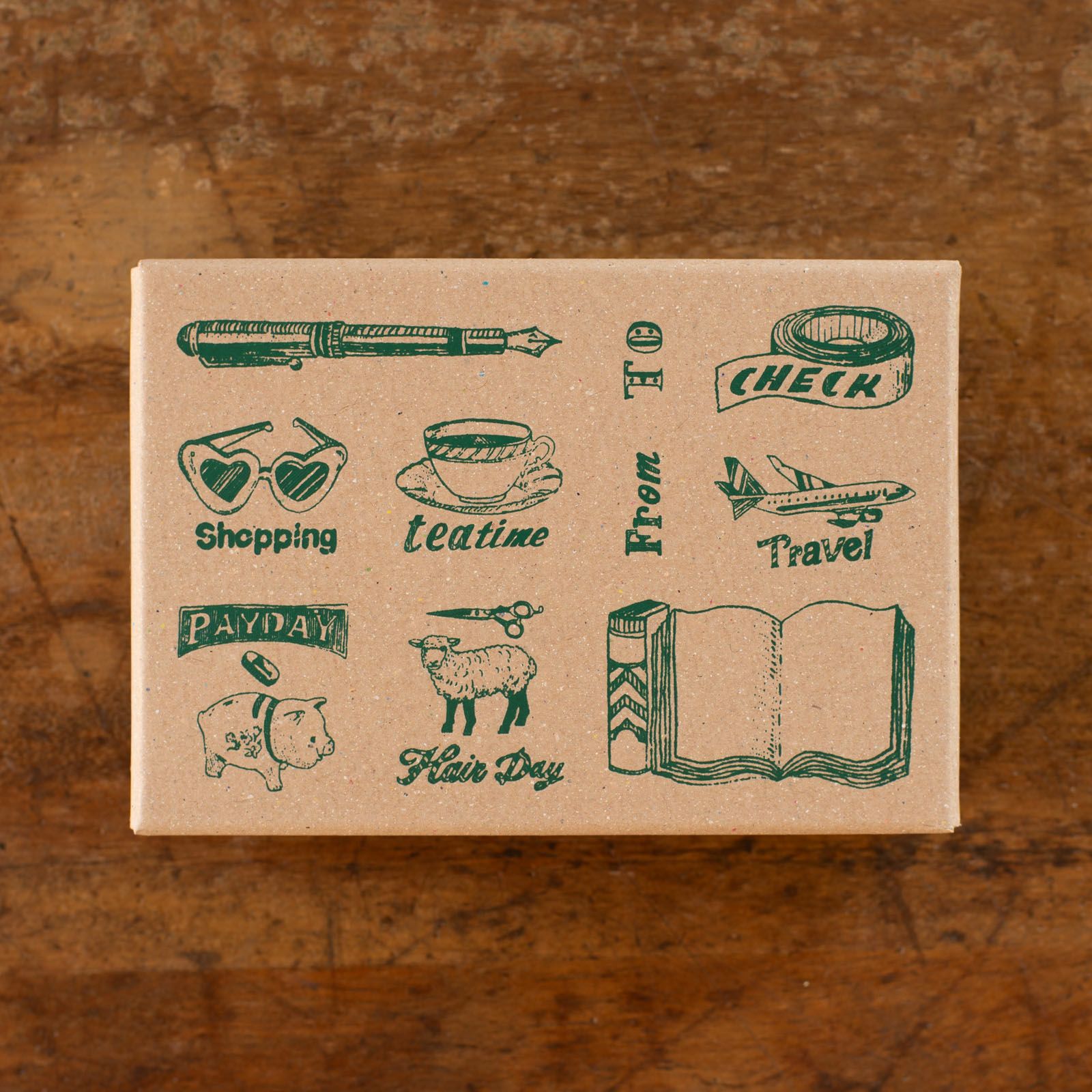 手紙社｜いのうえ彩・スタンプ「Planner Stamp Set」 | 月刊手紙舎