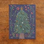 手紙社｜いわしまあゆ・クリスマスカード「TREE」 | 月刊手紙舎