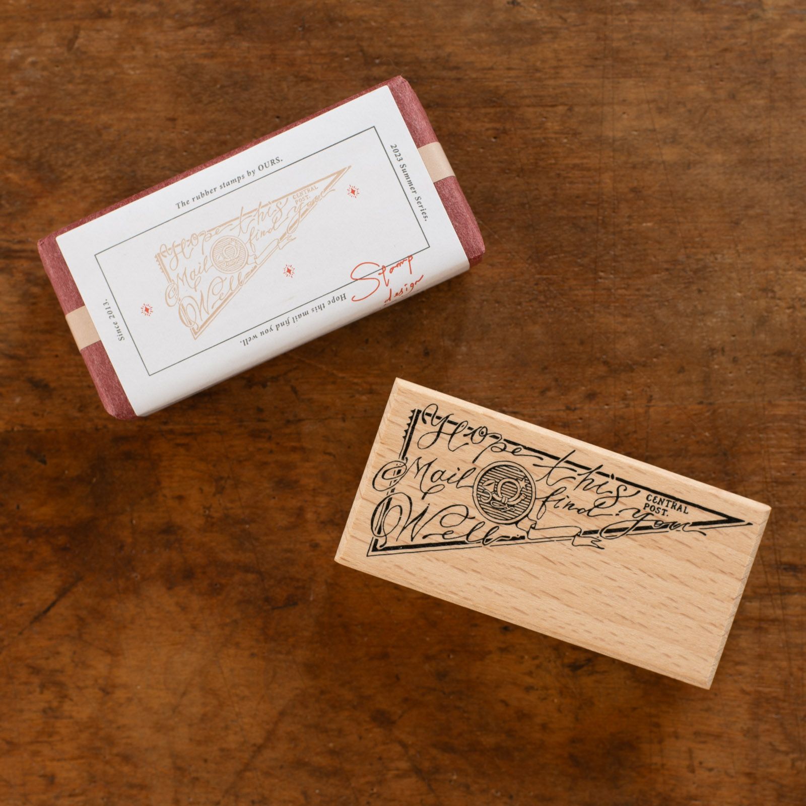 OURS 森の友達｜スタンプ・Hope This Mail Finds You Well Ruber Stamp