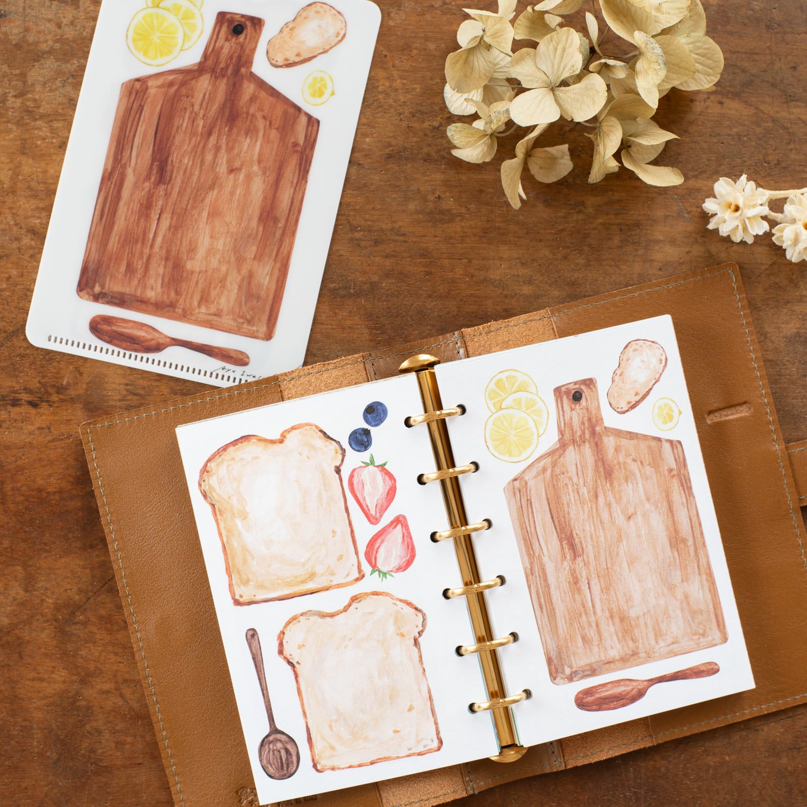 手紙社｜いわしまあゆ・ポケットメモ「Bread&Board」 | 月刊手紙舎