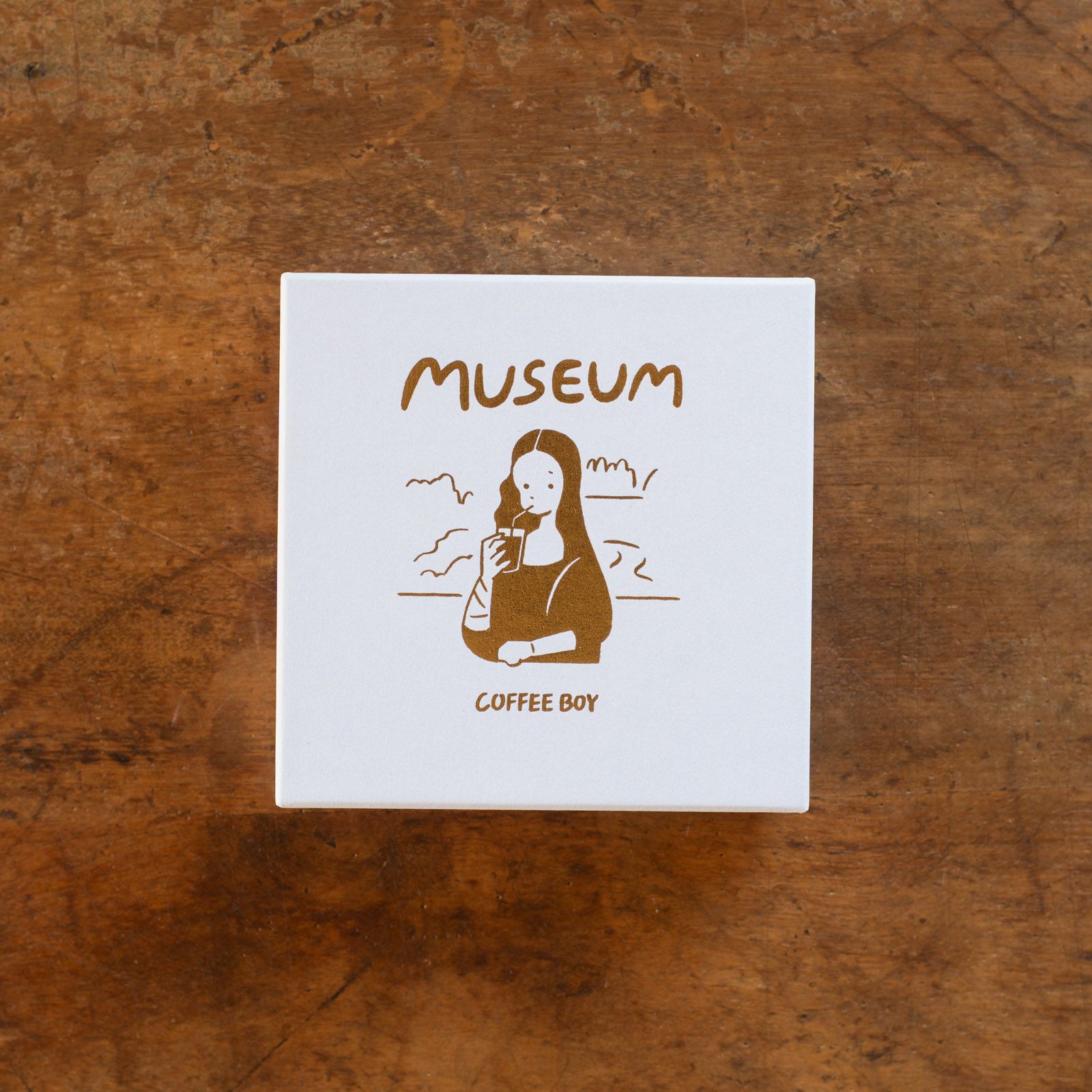 手紙社｜COFFEE BOY・スタンプ「MONA LISA」 | 月刊手紙舎