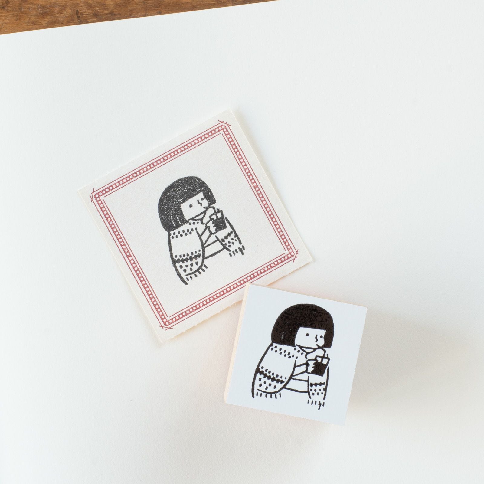 手紙社｜COFFEE BOY・スタンプ「Daughter's smile」 | 月刊手紙舎
