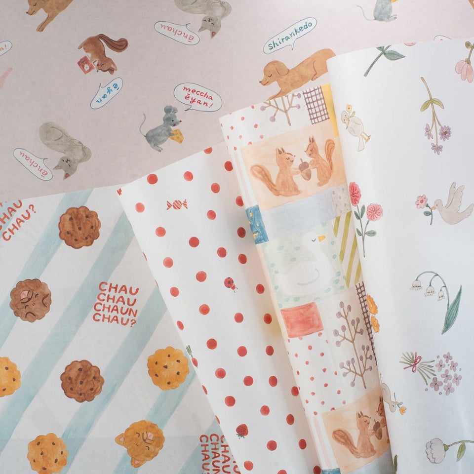 たかはしみおさんのかわいい包装紙