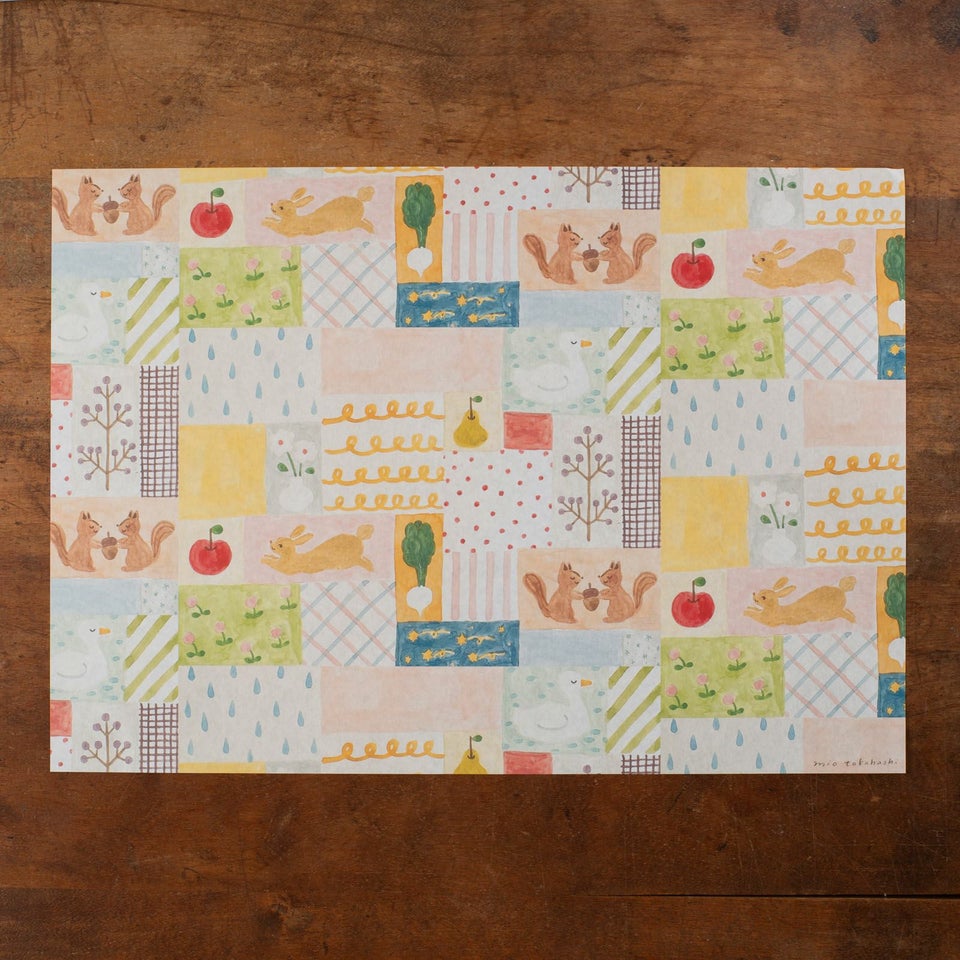 パッチワークの柄