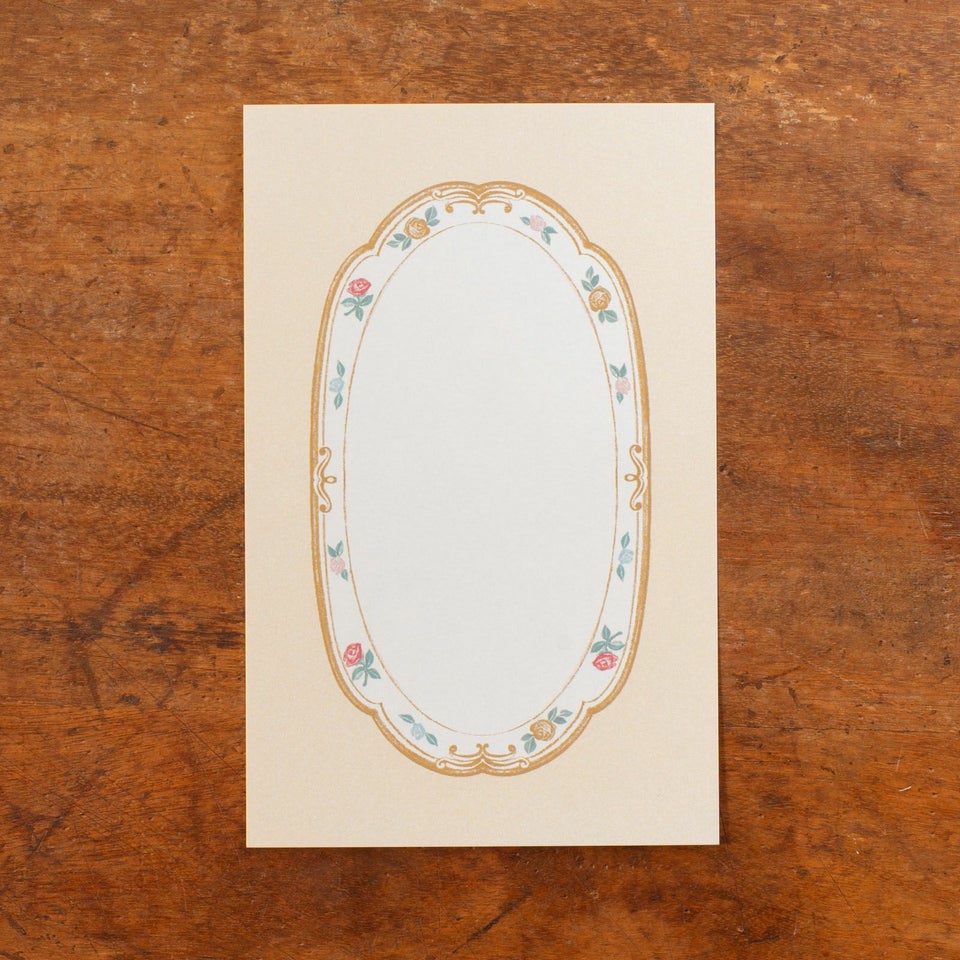 お花のプレートのデザイン