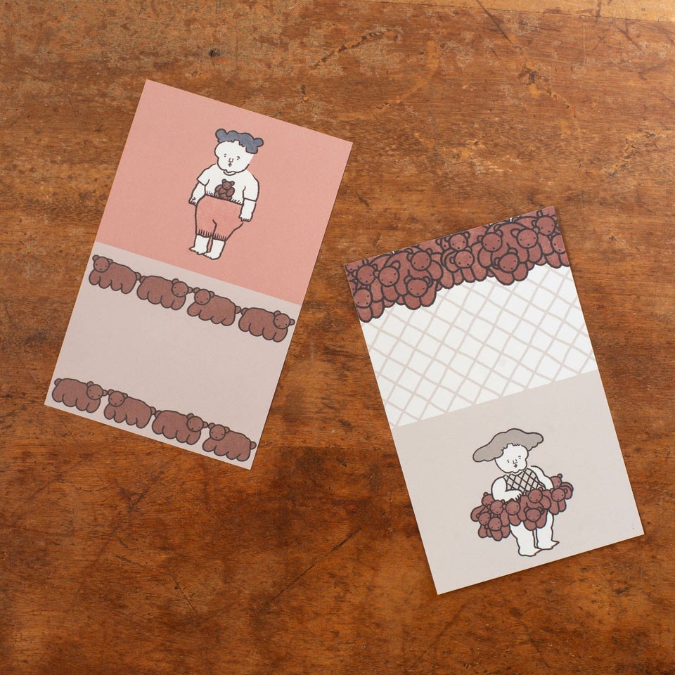 くすみカラーがかわいいデザイン