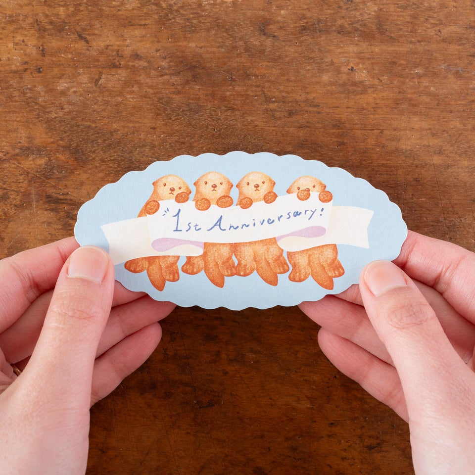 ラッコフィナンシェ1周年記念カード