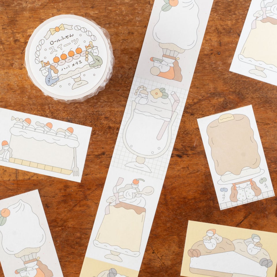 ハバメグミさんのかわいいロールふせん