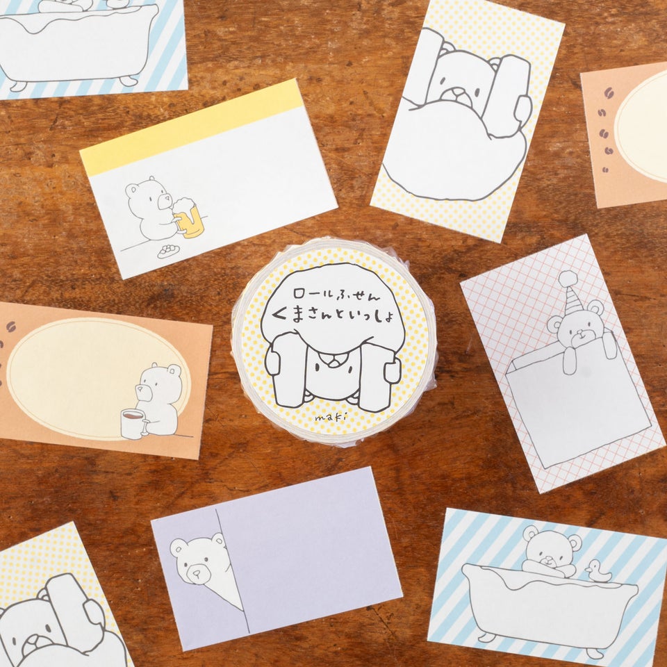 たくさんのくまが描かれている