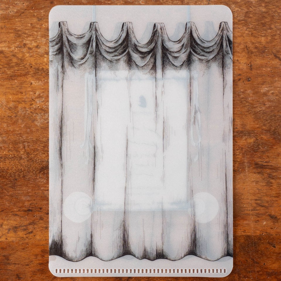 モノトーンのミニクリアファイル