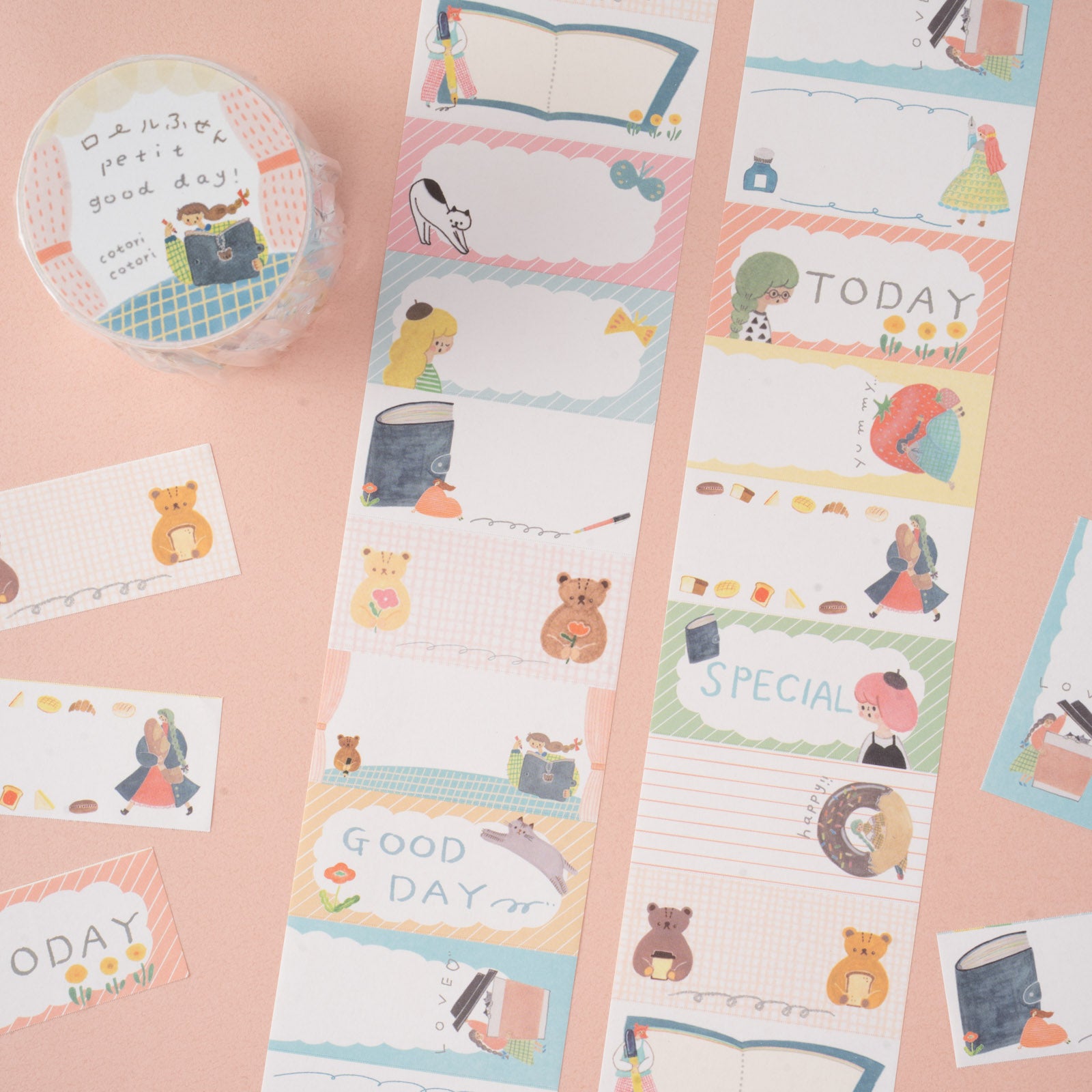 cotori cotoriさんのかわいいロールふせんpetit