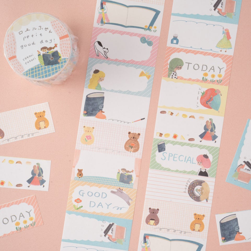 cotori cotoriさんのかわいいロールふせんpetit