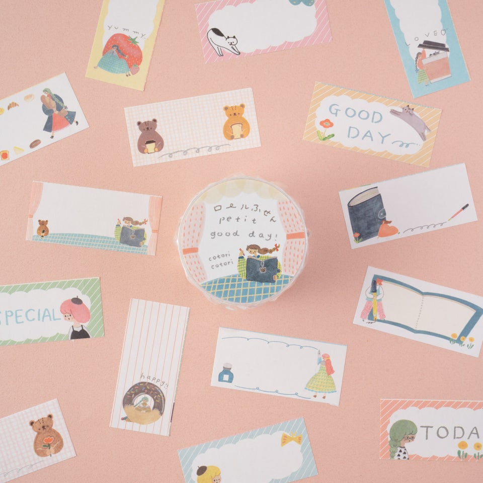 くまやねこが描かれたデザイン