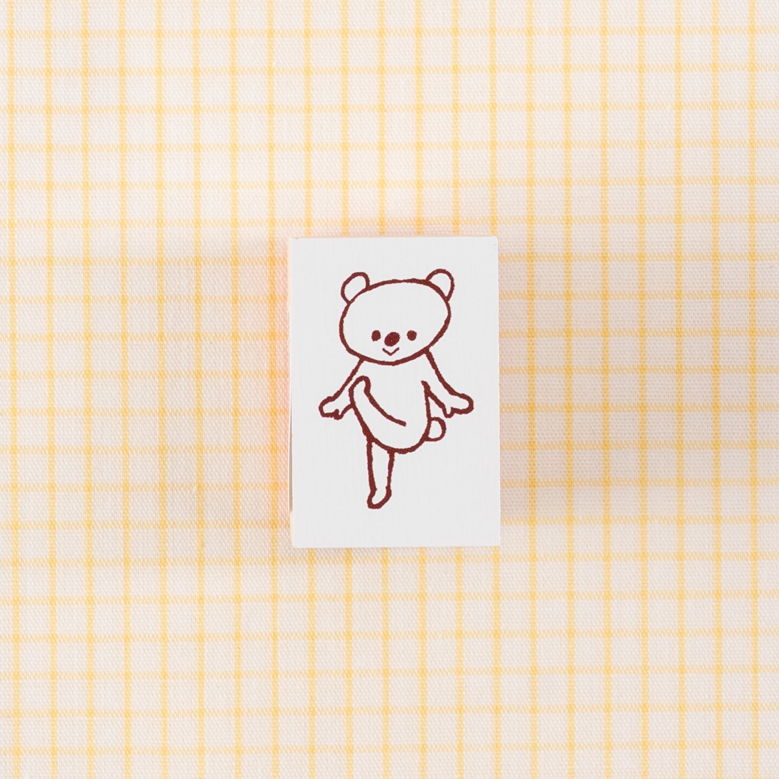 963hanko｜スタンプ「くまのダンス」 | 月刊手紙舎