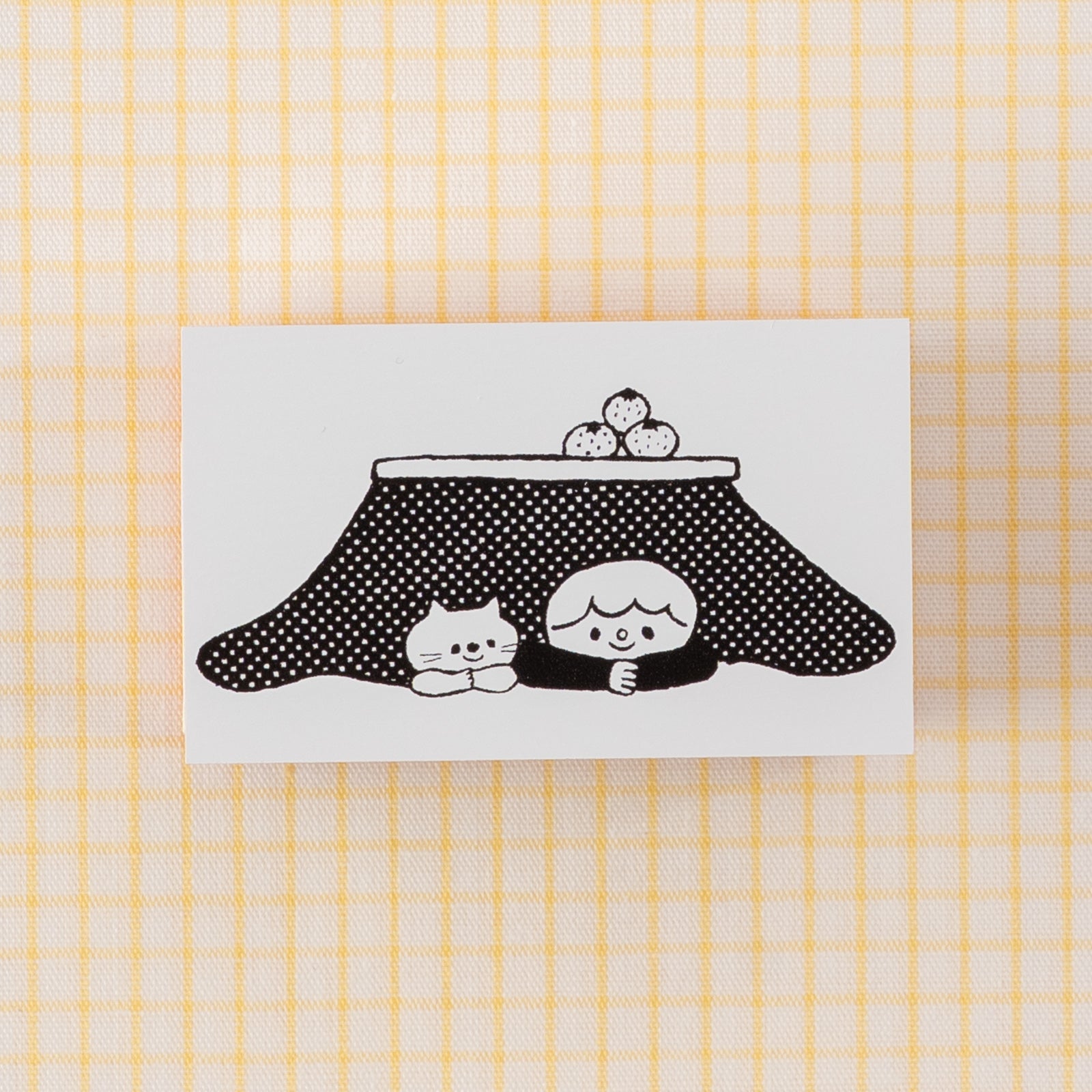 963hankoさんのこたつでまったりぬくぬくする姿がかわいいスタンプ