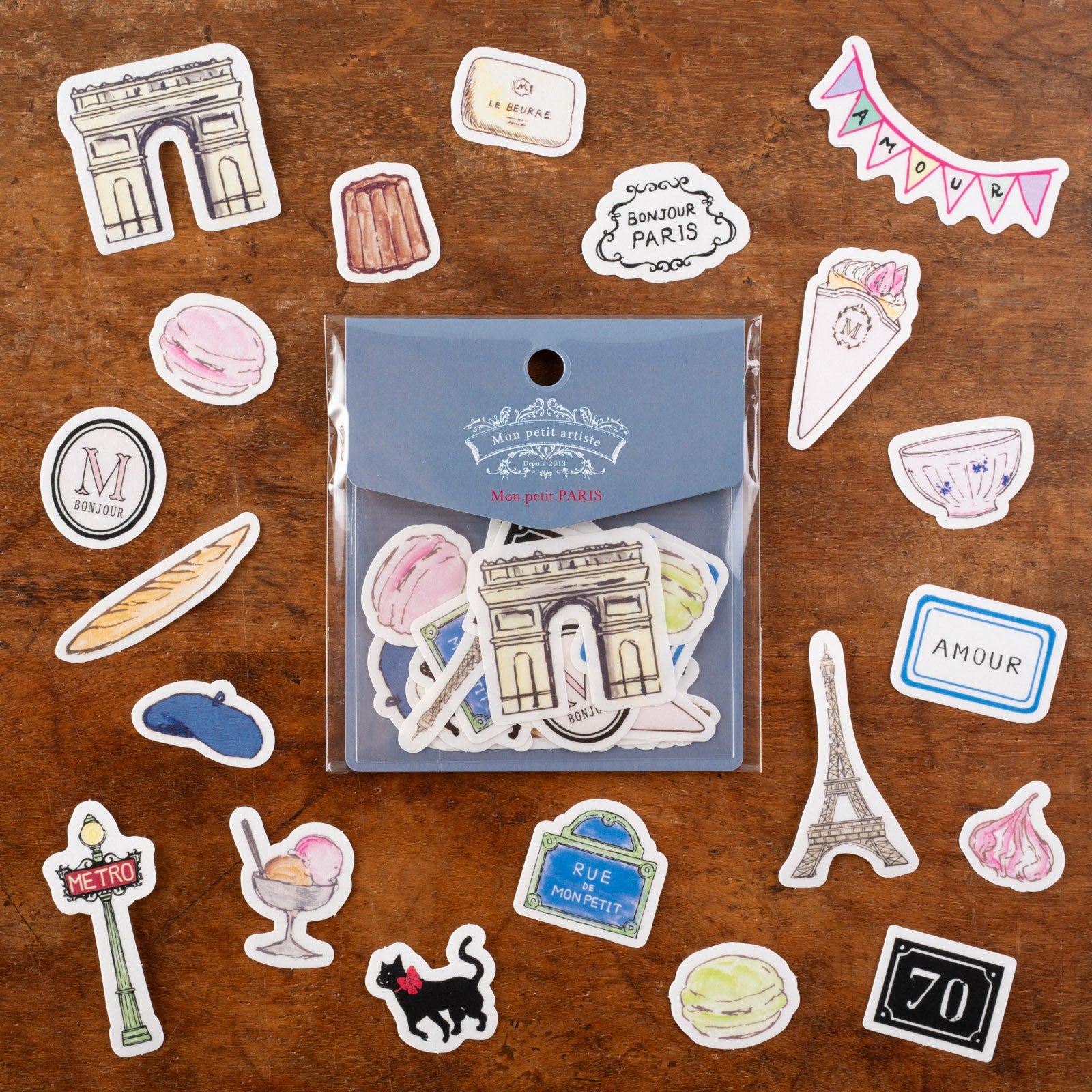 Mon petit artisteさんのかわいいフレークシール