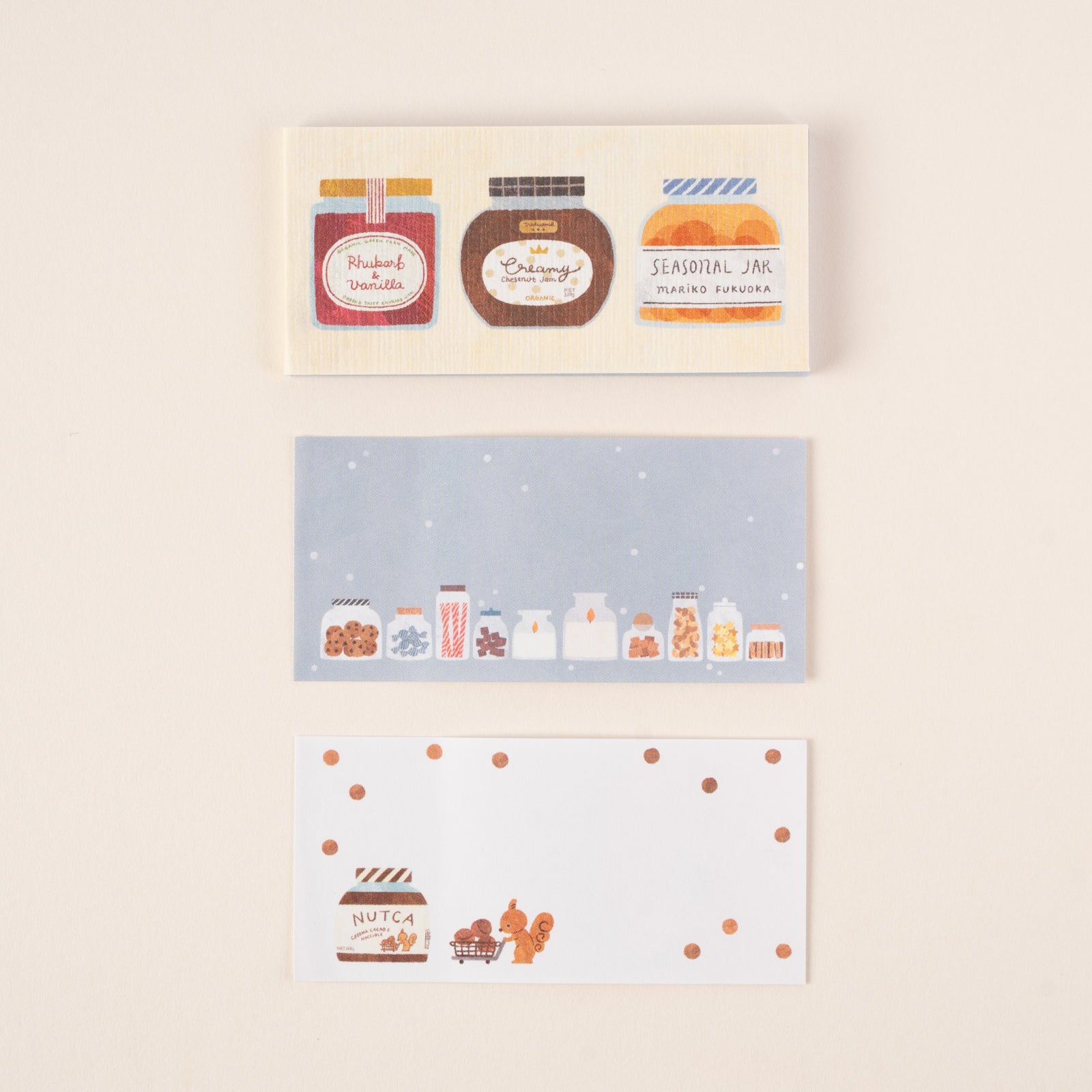 表現社 cozyca products｜福岡麻利子・一筆ふせん「SEASONAL JAR