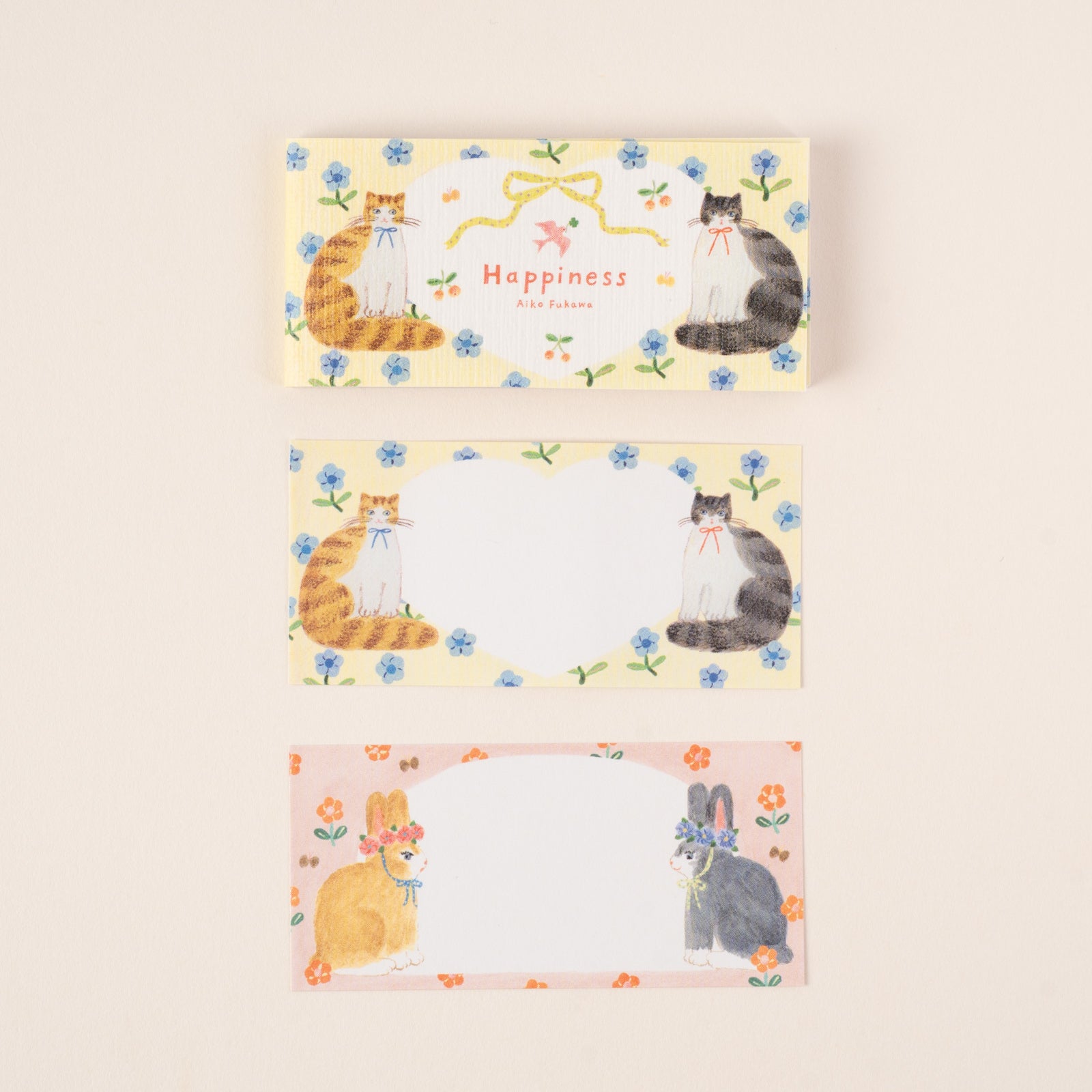 表現社 cozyca products｜Aiko Fukawa・一筆ふせん「Jardin・Happiness