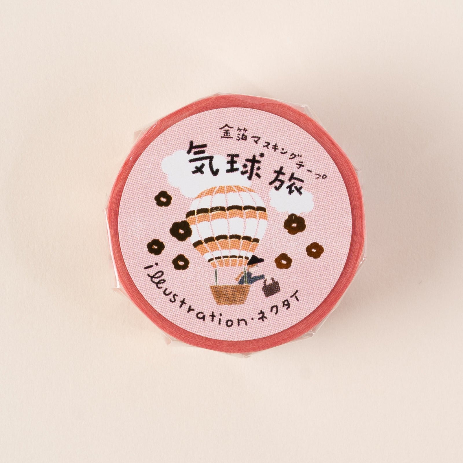 表現社 cozyca products｜ネクタイ・箔押しマスキングテープ「気球旅
