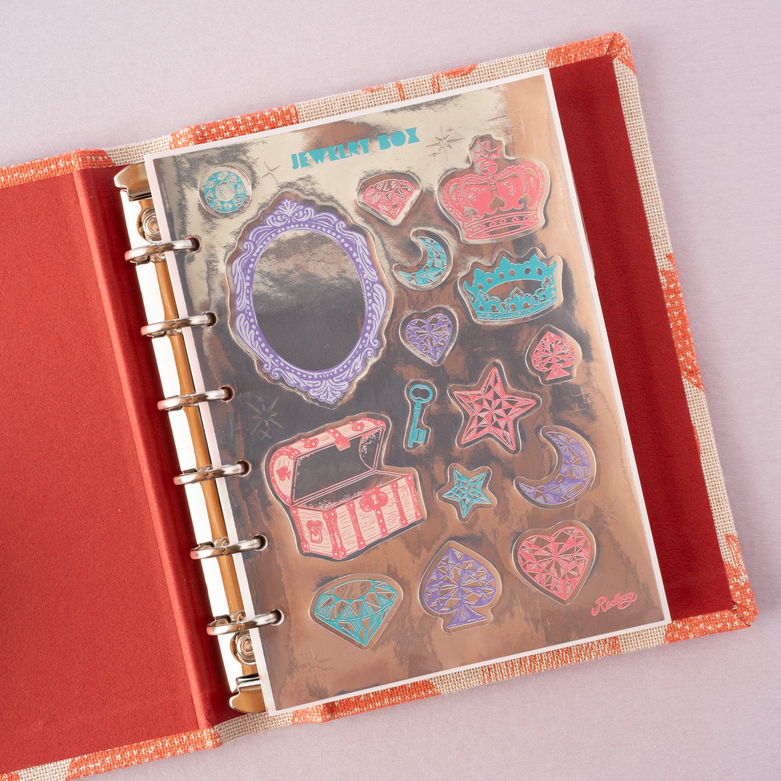 手紙社｜Redbug・ミニロクシール ツヤツヤ「JEWELRY BOX」 | 月刊手紙舎