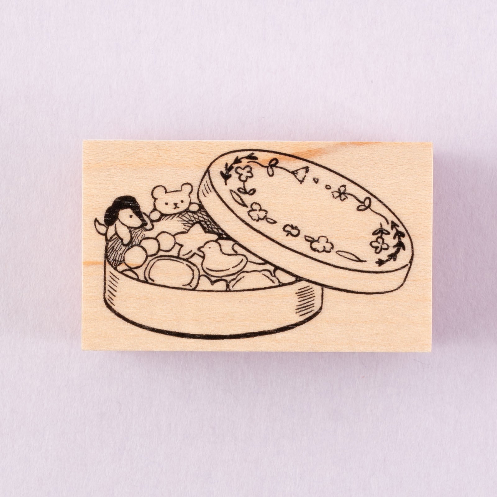 kin.iro.hitode｜スタンプ「クッキー缶とちいさなどうぶつ」 | 月刊手紙舎