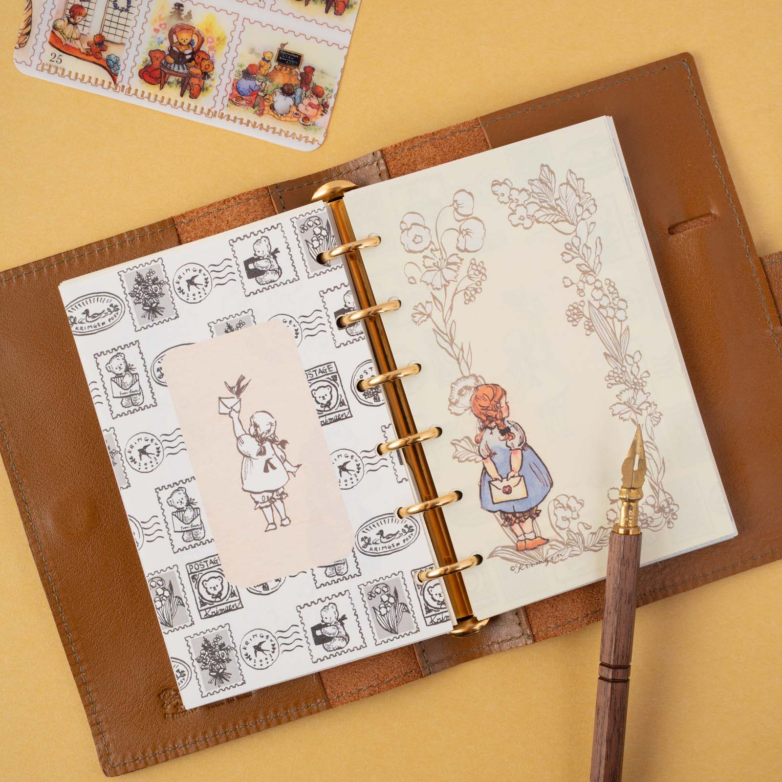 手紙社｜Krimgen・ポケットメモ「STAMPS」 | 月刊手紙舎