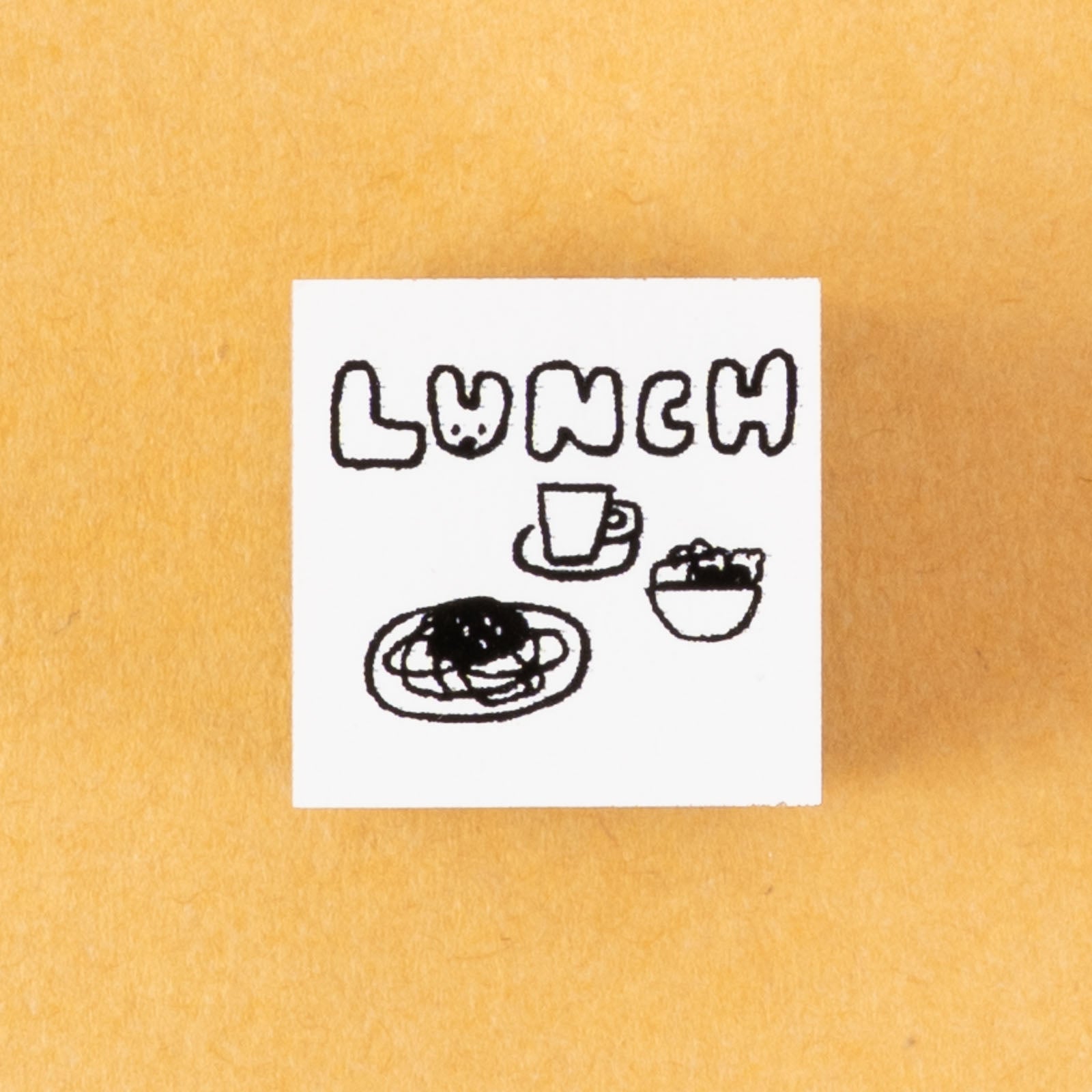 手紙社｜Nico-Recipe・ひとマスはんこ「LUNCH」 | 月刊手紙舎