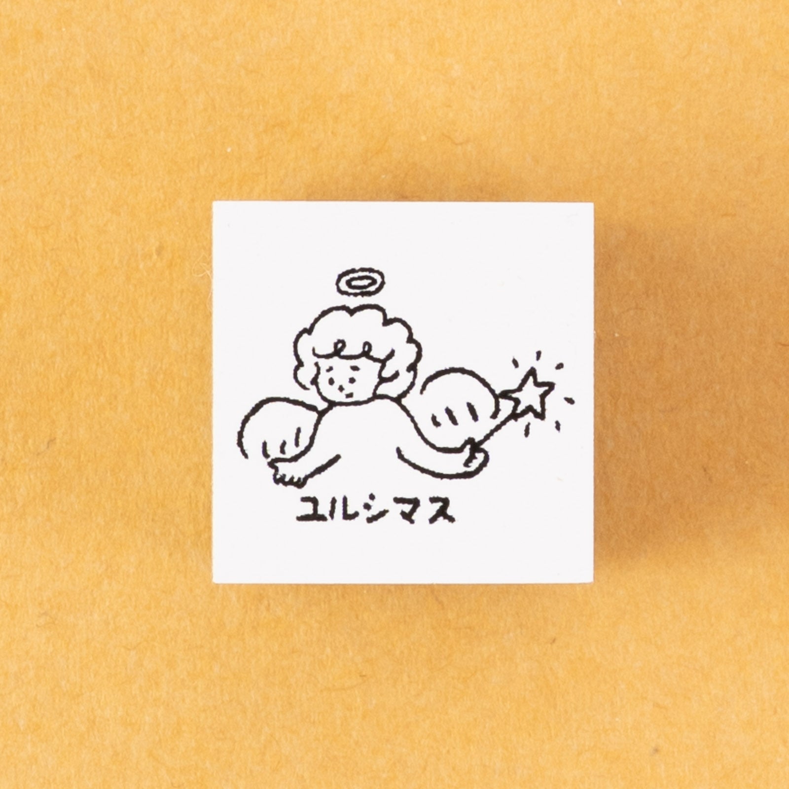 ニコレシピ　kobake マンスリースタンプ 手紙社｜Nico-Recipe・ひとマスはんこ「やさしい天使」 | 月刊手紙舎