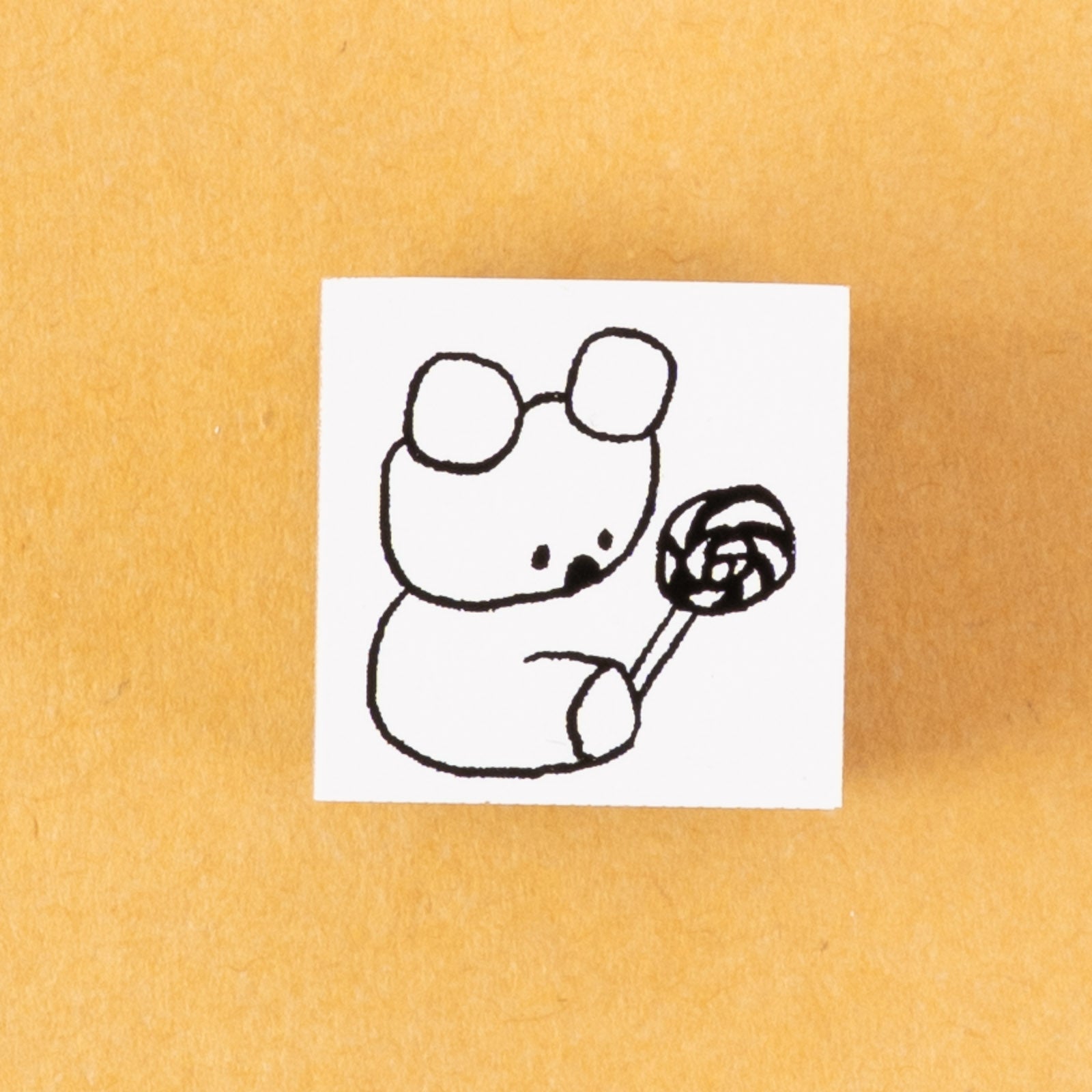 手紙社｜Nico-Recipe・ひとマスはんこ「ロリポップ」 | 月刊手紙舎