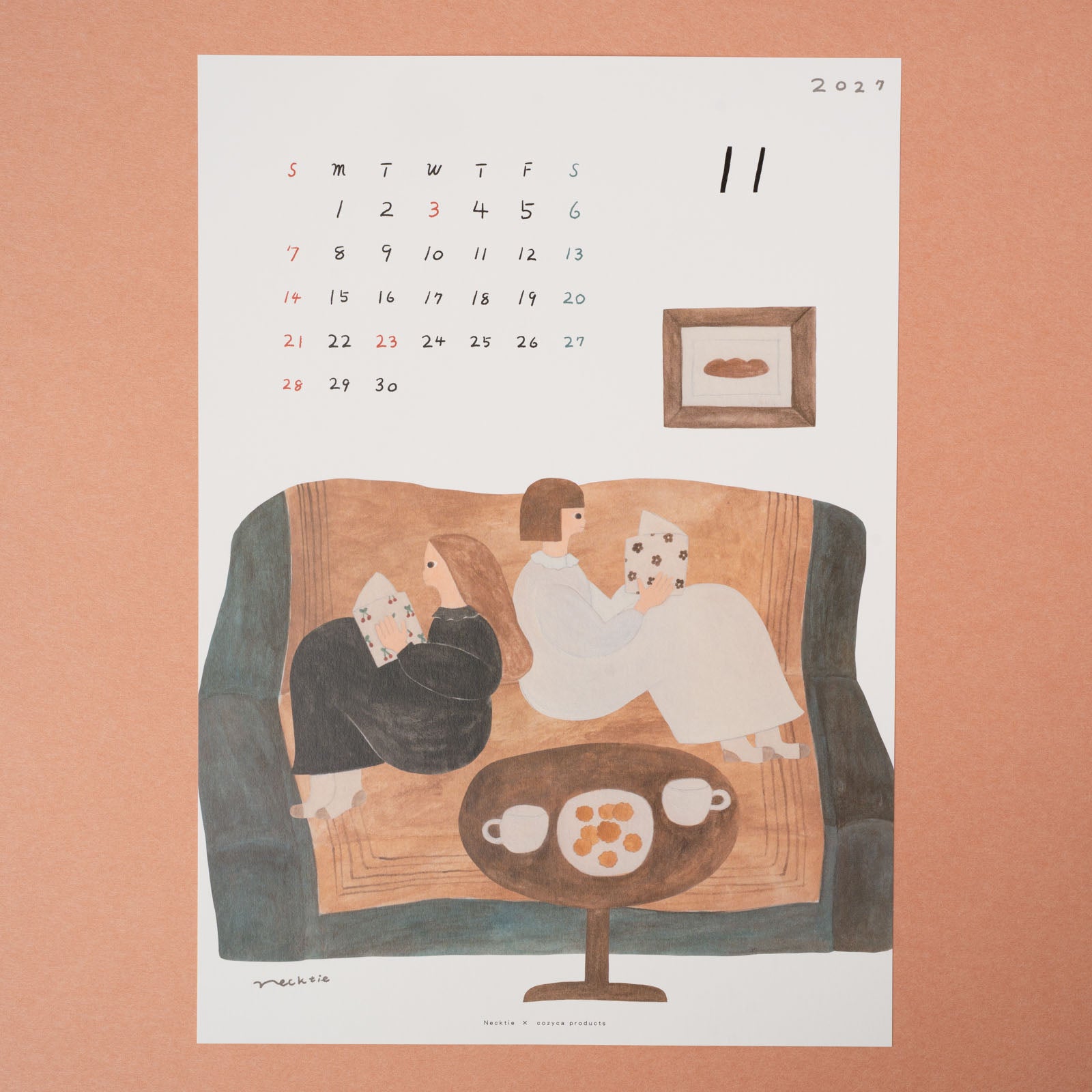 表現社 cozyca products｜ネクタイ・2027年カレンダー | 月刊手紙舎
