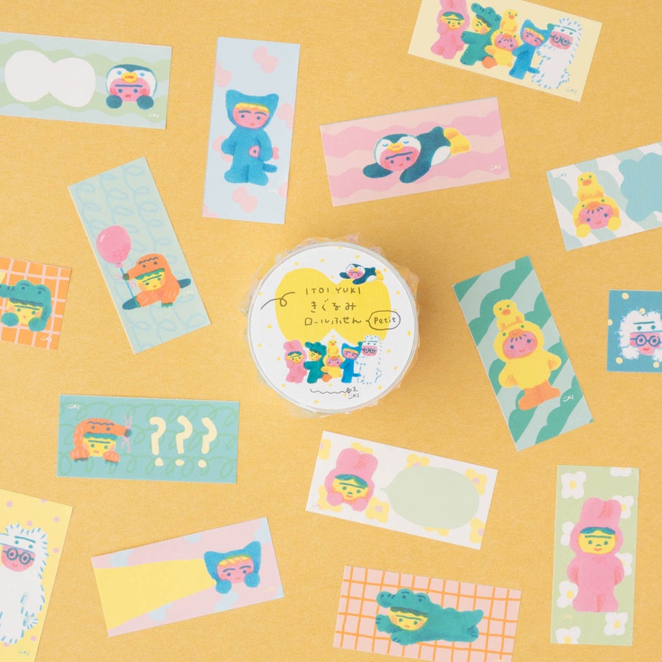 いといゆき・ロールふせんpetit「きぐるみ」