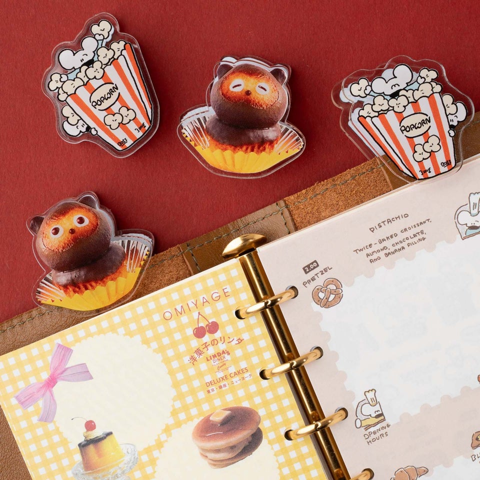 リバーシブルアクリルクリップの集合